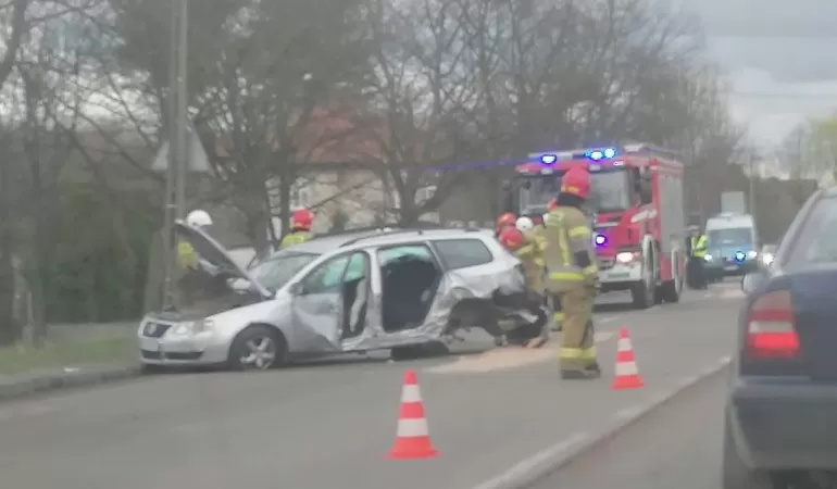 Wypadek w Cieszynie - 16.03.2024