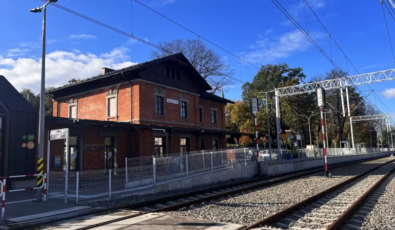 Dworzec kolejowy w Cieszynie - 8.11.2023