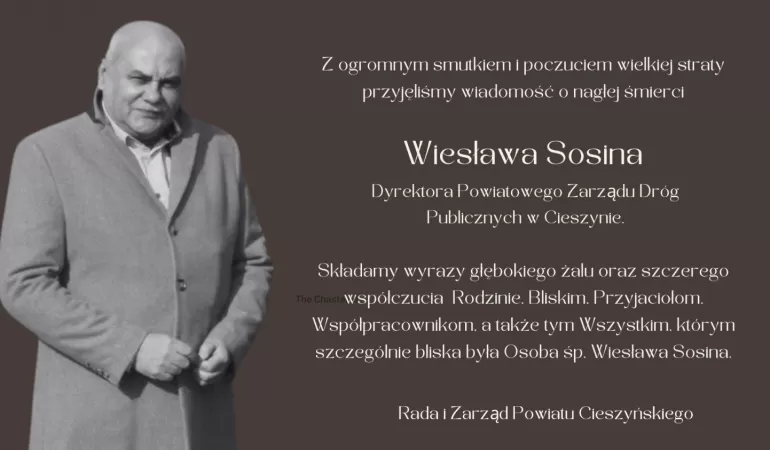 zmarl wieslaw sosin dyrektor pzdp w cieszynie
