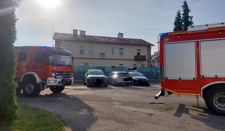 Interwencja straży pożarnej przy ul. Daszyńskiego w Ustroniu - 2.09.2024