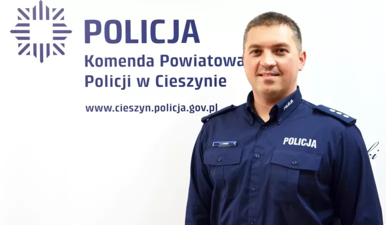Komisarz Adam Łosiński - Komendant Komisariatu Policji w Ustroniu