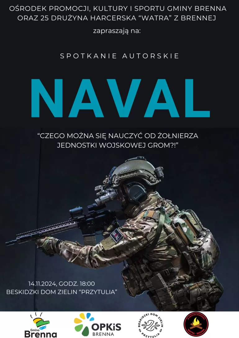 Naval - spotkanie autorskie "Czego można się nauczyć od żołnierza jednostki GROM?"