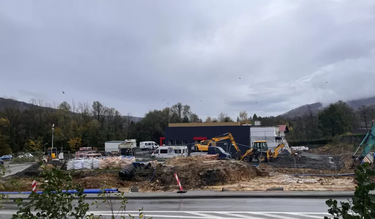 Budowa restauracji KFC w Ustroniu