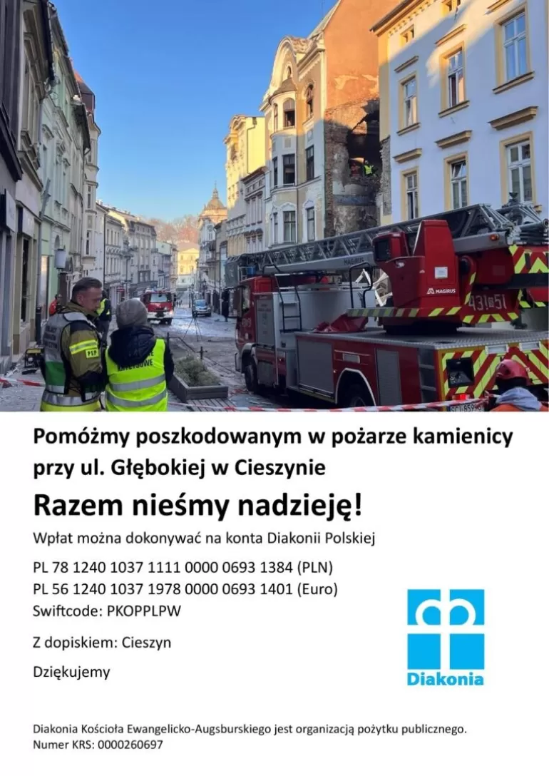 Nabożeństwo ekumeniczne w intencji poszkodowanych w wybuchu kamienicy