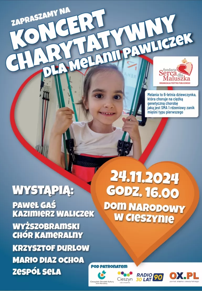 Koncert charytatywny dla Melanii w COK "Dom Narodowy"