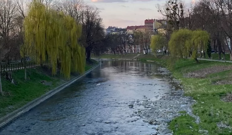 rzeka, olza, most