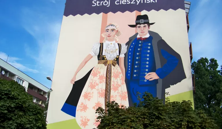 Murale po cieszyńsku