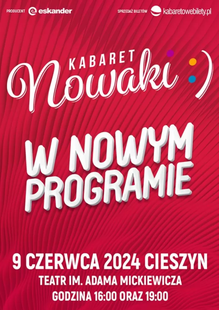 Nowe przygody ulubionych postaci. Kabaret Nowaki w nowym programie w cieszyńskim teatrze